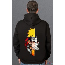 Bumeta Naruto Kakashi Anime Face Japanese Korea Sweatshirt Unisex Kapüşonlu Hoodie