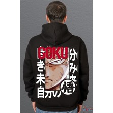 Bumeta Naruto Kakashi Goku Anime Japanese Stil Sweatshirt Unisex Kapüşonlu Hoodie