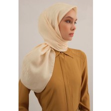 Armine Lyocell Eşarp 3 - 60 Krem Desenli 47347