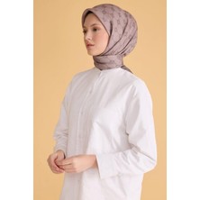 Belli Fresh Pure Eşarp 6 - 31 Koyu Vizon Karışık Desen 49991