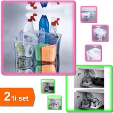Hereveoyuncak Tencere Kapağı Organizeri + Bölmeli Düzenleyici Sepet Caddy - Pratik Mutfak Ürünleri 3KYH2E