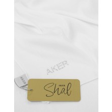 Aker Kristal Şal 3030100 - 913 Beyaz