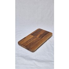 Decovibe Doğal Iroko Ahşap Peynir Ve Steak Sunum Tahtası Şarküteri Tabağı