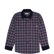 U.S. Polo Assn. Erkek Çocuk Lacivert Uzun Kollu Gömlek 50316674-VR033