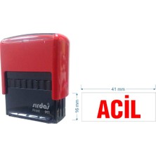 Sırdaş 911 Kaşe Kırmızı makine Kırmızı Keçe  "ACİL" yazısı ile beraber