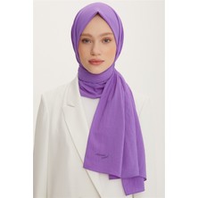 Armine Trend Pamuk Cazz Mor Şal 21210