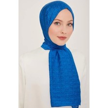 Armine Trend Dama Şal 2  - 1124 Mavi