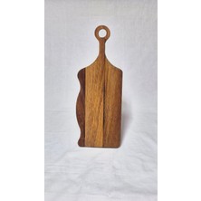 Decovibe Doğal Iroko Ağacı Kesme ve Sunum Tahtası