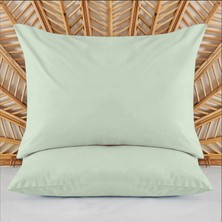 Matmel Soft Basic 2'li Yastık Kılıfı - Yeşil - 50X70 cm