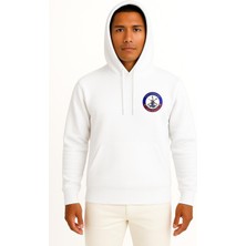 Bahriyeli Collection Kapüşonlu Tcg Gaziantep Seyir Temalı Cep ve Sırt Tasarımlı Unisex Sweatshirt