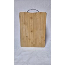 Decovibe Bambu Kesme ve Sunum Tahtası Metal Saplı 36X24