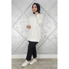 Pys Giyim Kadın Taş Detaylı Tesettür Tunik