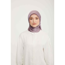 Armine Trend Açık Lila Düz Renk Jan Jan Şifon Eşarp 805