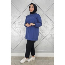 Pys Giyim Kadın Taş Detaylı Tesettür Tunik