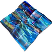 Az Hatalı Polyester La Boutique Siyah Karma Desen Eşarp 1803 - 06  34521