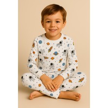Katia & Bony Çocuk Uzay Baskılı Pijama Takımı