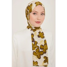 Armine Trend Defne Şal 6348 - 09 Krem Yeşil