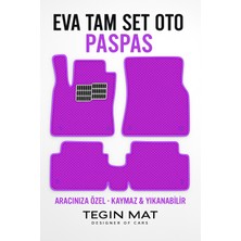 Tegin Mat Designer Of Cars Swm G01 2024-2025 Aracınıza Özel Eva Paspas Mor | Kaymaz ve Yıkanabilir Taraftar Oto Paspas