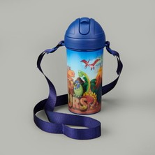 Renga Cosmo Dinozor Figürlü 3D Matara - Renkli - 415 ml