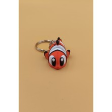 Rodopiva Sevimli Balık Hareketli Anahtarlık Çanta Süsü Charm