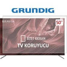 Grundig 50 Gq 750A Tv Ekran Koruyucu - Grundig 50" Inç 126 Ekran QLED Tv Ekran Koruyucu