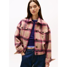 Tommy Jeans Standart Pembe Kadın Ceket DW0DW21662THC