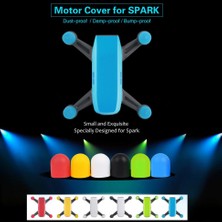 Profisher Djı Spark 4 Adet  Silika Jel Motor Koruyucu Kapak Kırmızı