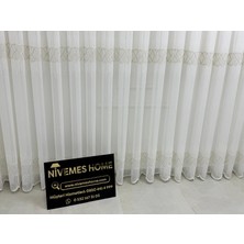 Nivemes Home Nivemeshome V-117 Marina Gold 1/3 Bambu Tül Perde