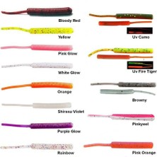 Fujin Baby Worm 5,2cm Floating Lrf Silikonu Renk #camo