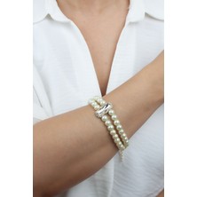 Liveyn Design Cam Inci Zirkon Taşlı Kristal Bileklik