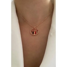 Liveyn Design Ağaç Figür Gold Kolye