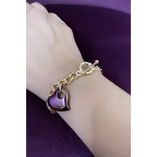 Liveyn Design Kalp Figürlü Zincir Bileklik