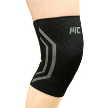 Musclecloth Elastik Spor Dizlik Tekli Paket Siyah