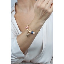 Liveyn Design Yılan Figürlü Charm Bileklk