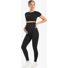 Cervus Bloomar Kadın Seamless Hamile Tayt – Karın Destekli, Esnek ve Dikişsiz Hamile Legging