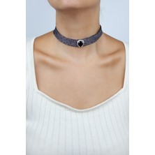 Liveyn Design Damla Kristal Zirkon Taşlı Kolye