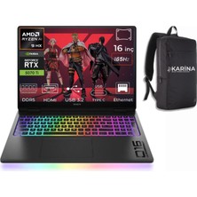 Hp Omen Max 16-AK0005NT Ryzen Aı 9 Hx 375 BQ1Y0EA-K45 64GB 4tb+4tb RTX5070TI W11PRO 16" Wuxga Gaming Laptop