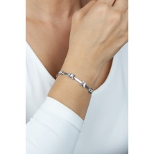 Liveyn Design Kelebek Figürlü Çelik Bileklik