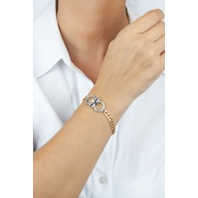Liveyn Design Zirkon Taşlı Gold Bileklik