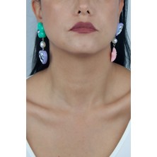 Liveyn Design Çoklu Figürlü Tasarım Küpe