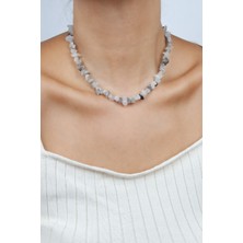 Liveyn Design Rutil Kuvars Doğaltaş Kolye