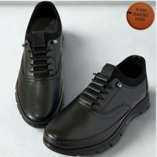Kardeşler SHOE Erkek Hakiki Deri Ortapedik Ultra Rahat Kauçuk Taban Günlük Rahat Spor Ayakkabı