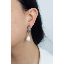 Liveyn Design Inci Sallantılı Melek Kanat Küpe