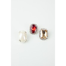 Liveyn Design Zirkon ve Kristal Taşlı Şık Yaka Broşu