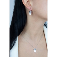 Liveyn Design Yılbaşı Temalı Kolye Küpe Set