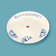 Evidea Kitchen Kruvasan Porselen Tatlı Tabağı - 19 cm