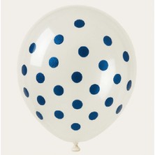 Niyet 12" Şeffaf Gümüş Pullu Lateks Balon 100'LÜ - Dekorasyon - Doğum Günü - Parti - Süsleme