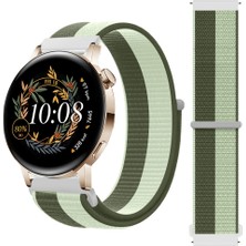 Sneezy Huawei Watch Gt3 42MM Gt2 42MM Ile Uyumlu Ayarlanabilir Cırt Cırtlı Yumuşak Spor Kumaş Örgü Kordon