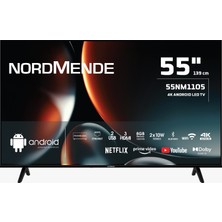 Nordmende 55NM1105 Frameless 4K Ultra Hd 55" 140 Ekran Uydu Alıcılı Android Smart LED Tv