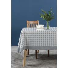 Elart Ekose Masa Örtüsü Digital Baskılı (160X220 Cm) Gri